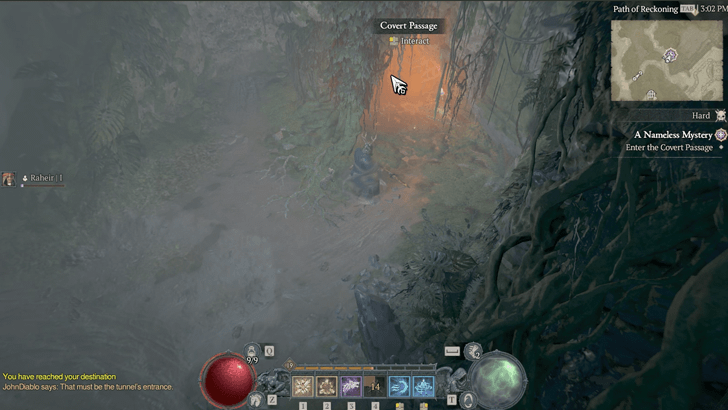 Find the Covert Passage