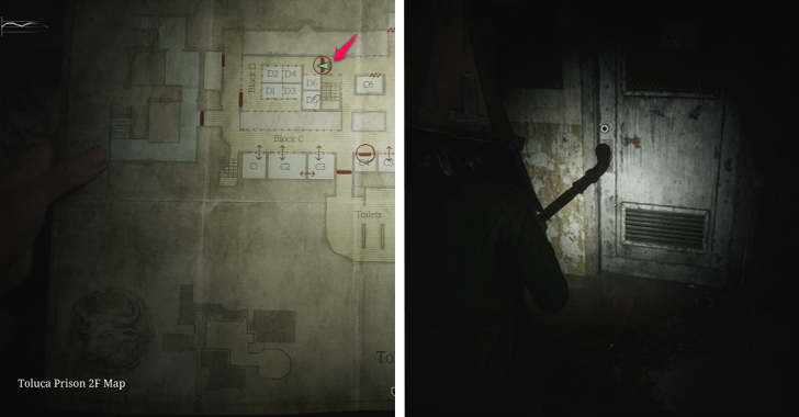 Silent Hill 2 Remake Block D Key Use