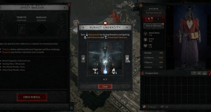 Kurast Undercity Guide - Attunement Rewards