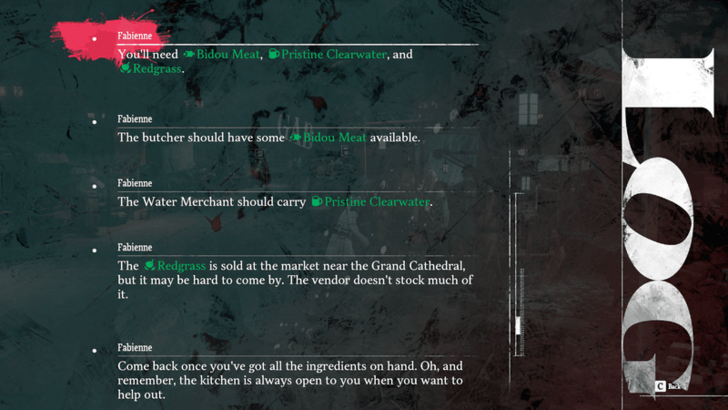 Metaphor Refantazio - Purchase Ingredients