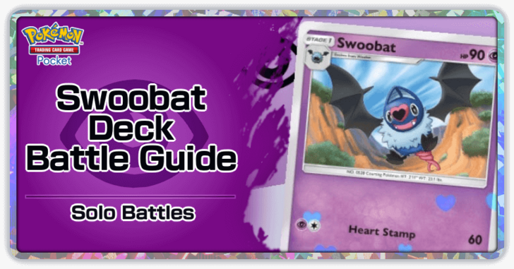 Pokemon TGC Pocket - Swoobat Deck (Genetic Apex) Deck Build and How to Play