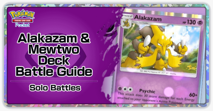 Pokemon TGC Pocket - Alakazam & Mewtwo Deck (Genetic Apex) Deck Build and How to Play