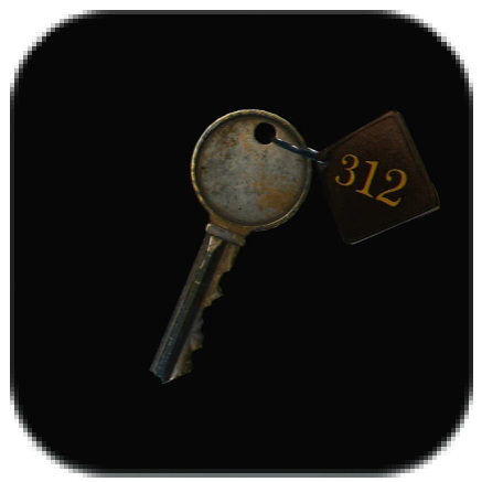 Key to Hotel Room 312 Icon