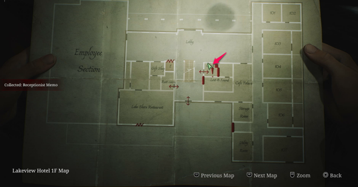 Ornamental Key map loc