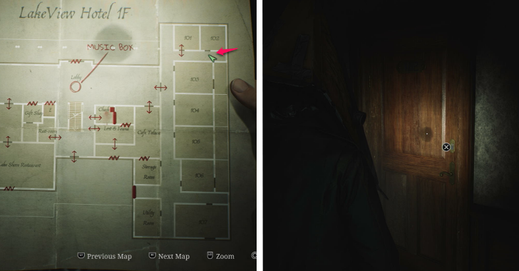 Silent Hill 2 Remake Key to Hotel Room 102 Use