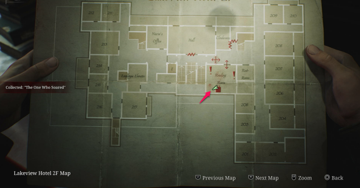 "The One Who Soared" map loc