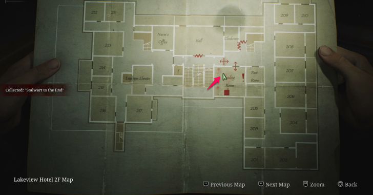 "Stalwart to the End" map loc