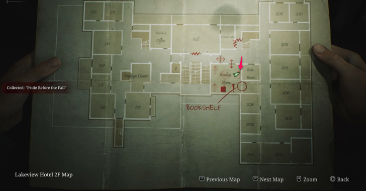 "Pride Before the Fall" map loc