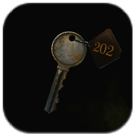 Key to Hotel Room 202 Icon