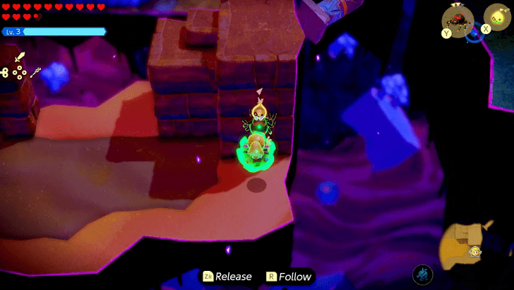 reverse bound to a climbing Crawltula