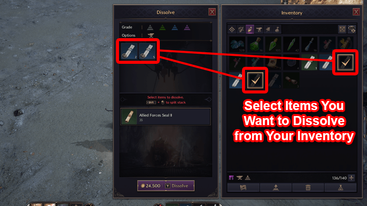 Selecting What to Dissolve