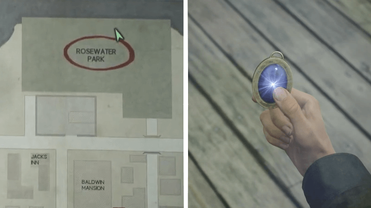 Use the Blue Gem in Rosewater Park Pier for UFO Ending