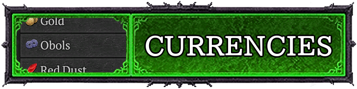 Diablo 4 - Currencies Partial