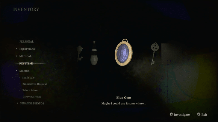 Use the Blue gem in Room 312