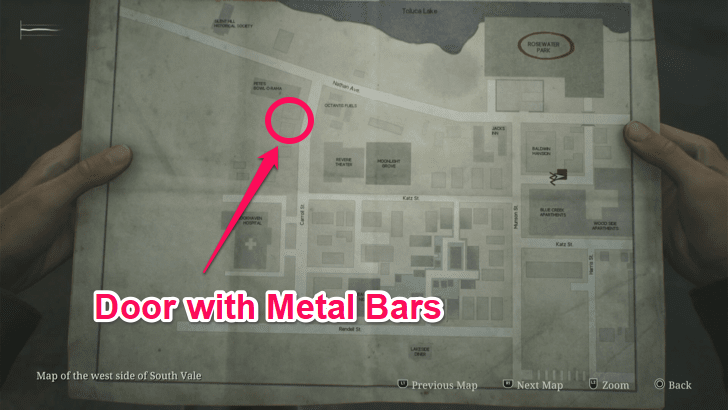 Glimpse of the Past - Door with Metal Bars