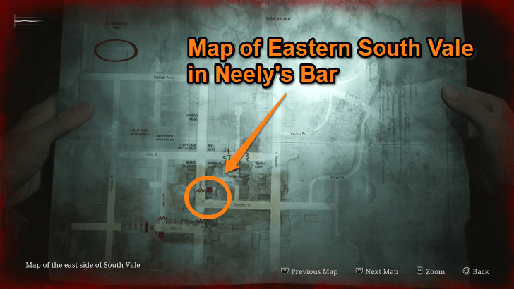 Glimpse of the Past - Map of Eastern South Vale