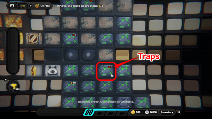 Continue Mining Downwards - Traps