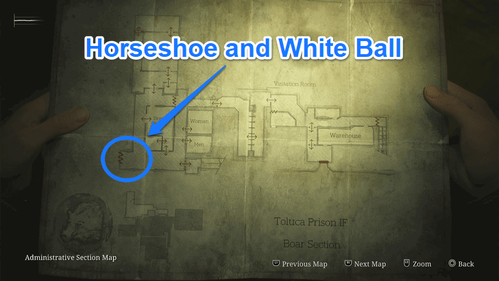 Glimpse of the Past - Horseshoe and White Ball