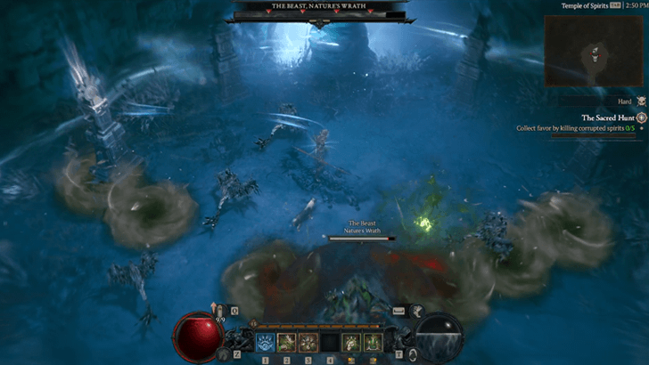 Interact with the Spirit Totems