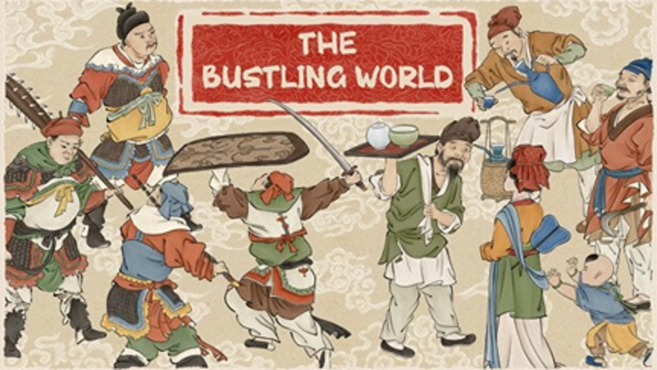 The Bustling World Cover