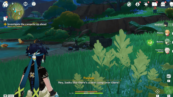 Genshin Impact - To Whence the Smoke Drifts - 1 Campsite