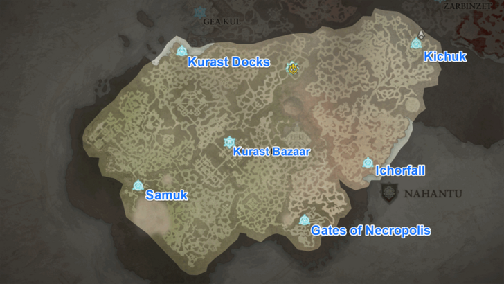 Diablo 4 Waypoint Locations