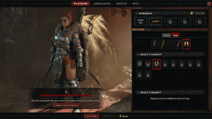 Diablo 4 - Wings of the Faith How to Equip