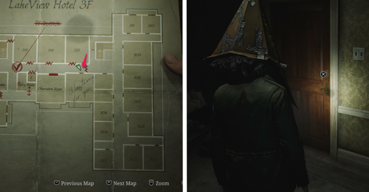 Silent Hill 2 Remake Key to Hotel Room 312 Use