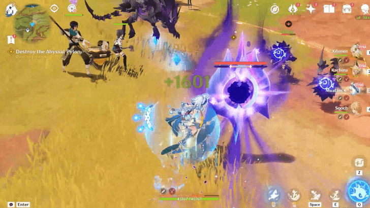 Genshin Impact - The Flickering Light Splits in Twain - 3 Destroy the Abyssal Pylon