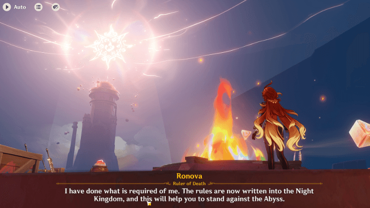 Genshin Impact Ronova Story and Profile - The Ruler of Death