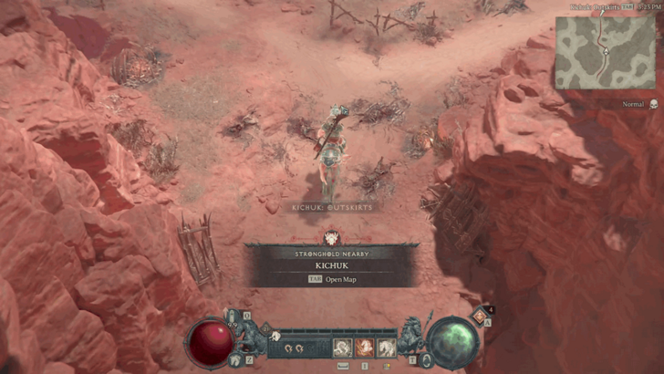 Diablo 4 - Kichuk Nahantu Kichuk Map