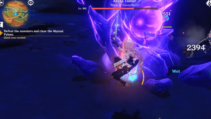 Genshin - Destroy the Second Abyss Tumor