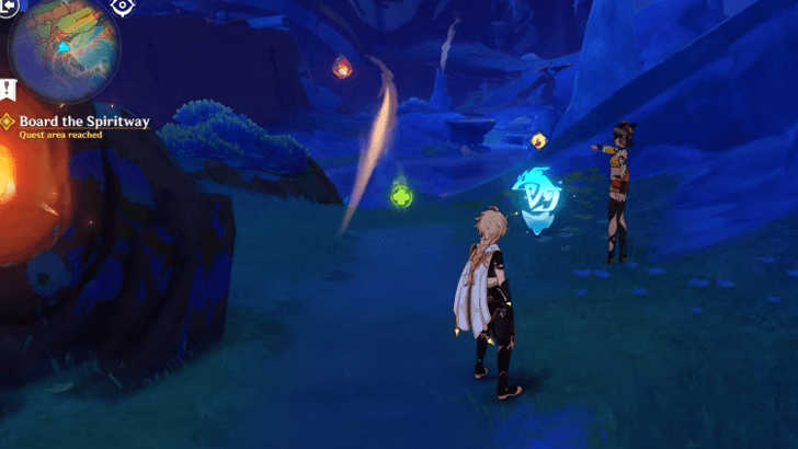 Genshin - Board the Spiritway