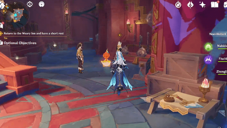 Genshin - Watch the Setting Sun - 3 Check Out the Area Near the Smiths