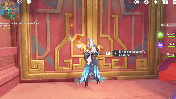 Genshin - Watch the Setting Sun - 1 Go to the Speaker