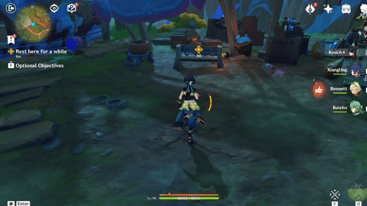 Genshin Impact - The Surging Darkness - Rest here for a while