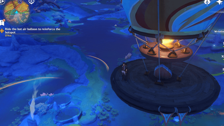 Genshin - Ride Hot Air Balloon