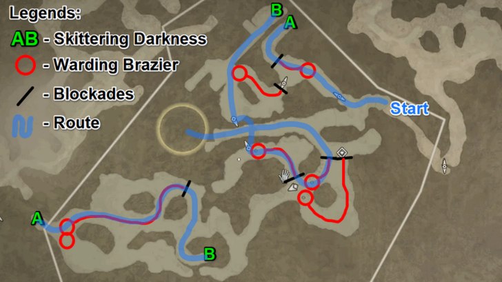 Diablo 4 The Festering Dark Route