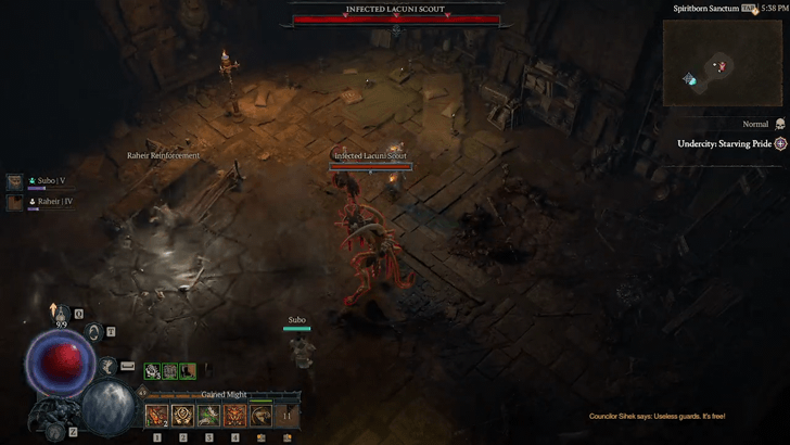 Defeat the Infected Lacuni Scout