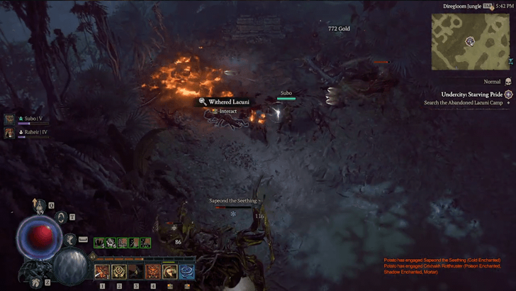 Diablo 4 Vessel of Hatred - Withered Lacuni