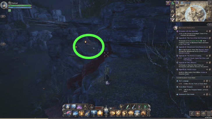 Glide To the Cliff Where the Fifth Orc Text Is