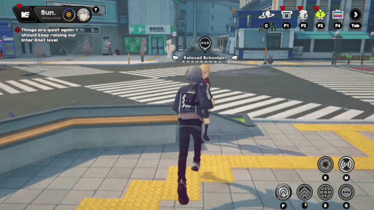 Relaxed Schoolgirl Afternoon