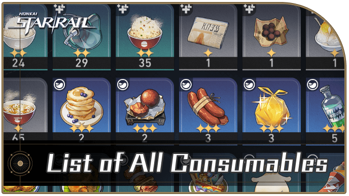 Honkai Star Rail - List of Consumables