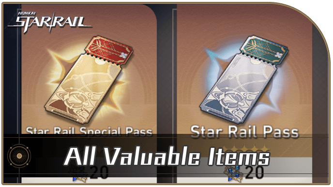 Honkai Star Rail - All Valuable Items