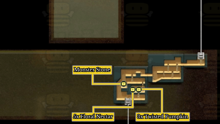 Hyrule Castle B1 Bottom Map
