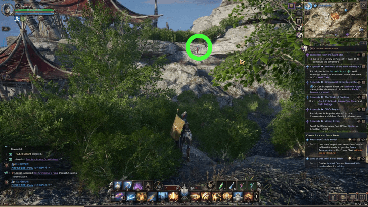 Use the Piton in the Forest Area