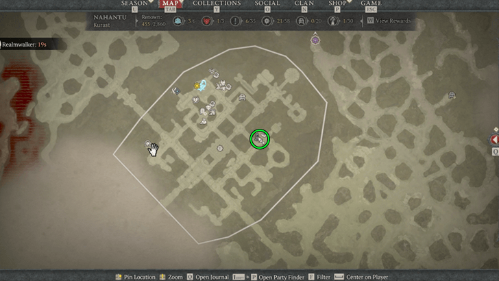 Spirit Brazier Map Location.png