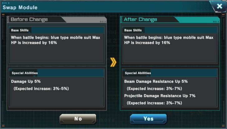 Special Abilities Modules - Gundam UC Engage