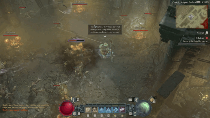 Diablo 4 Destroy the Falo Blooms