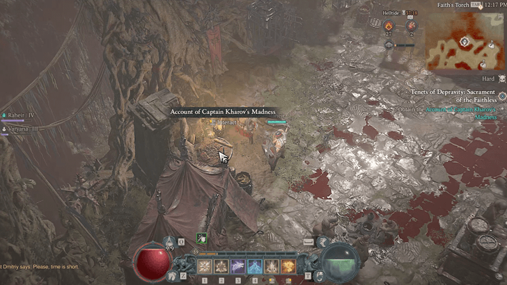 Obtain the Account of Captain Kharov